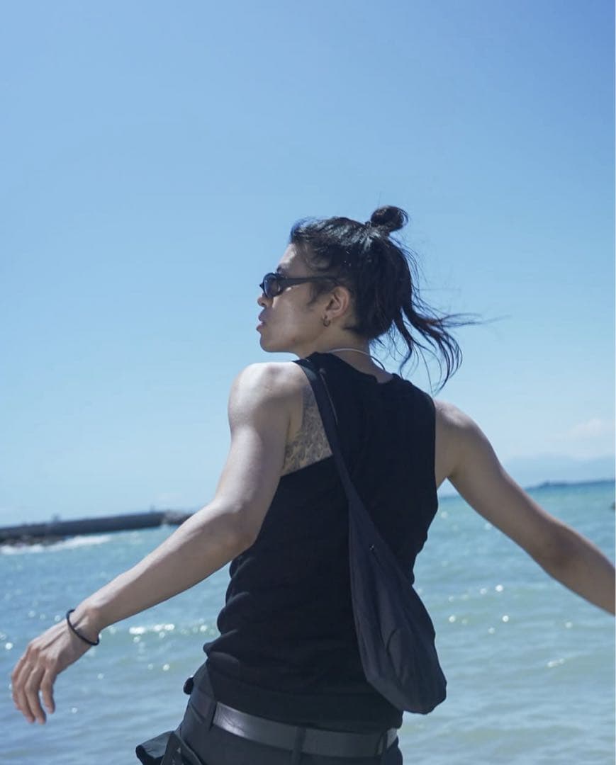 VANILLANI タンクトップ ブラック