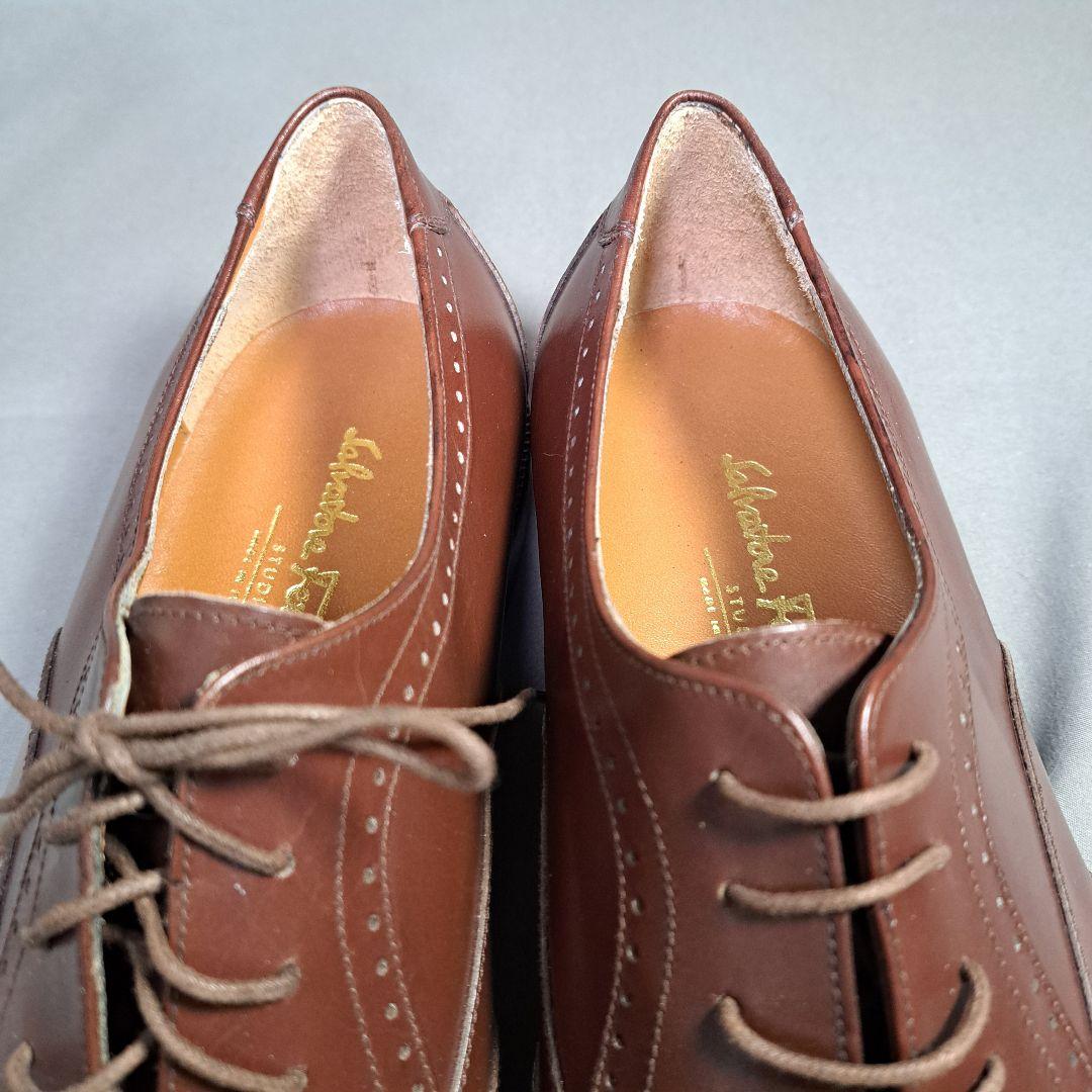 Salvatore Ferragamo レザー　ビジネスシューズ　28EE　美品