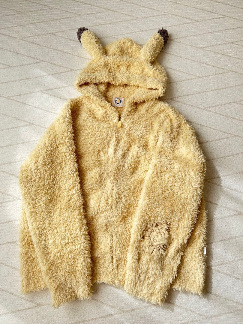 【ポケモンスリープ】ジェラートピケ　ピカチュウパーカ&ショートパンツセット F