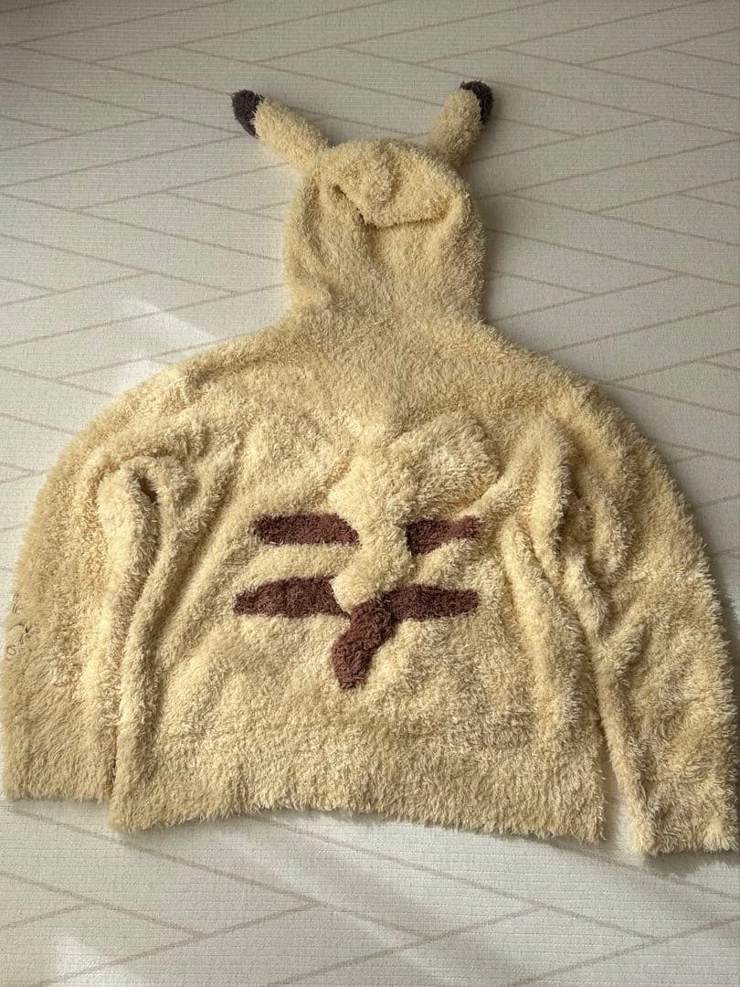 【ポケモンスリープ】ジェラートピケ　ピカチュウパーカ&ショートパンツセット F