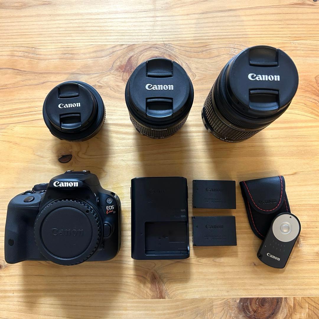 情報更新/値下げ‼️【Canon EOSKiss X7】ズームレンズ＋単焦点レンズ