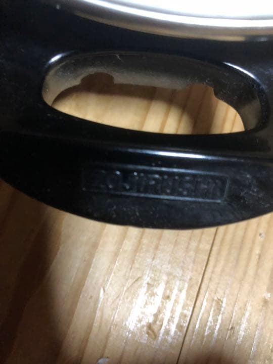 美品！なんでも鑑定団！昭和レトロ　ホーロー鍋　花柄　象印　両手鍋