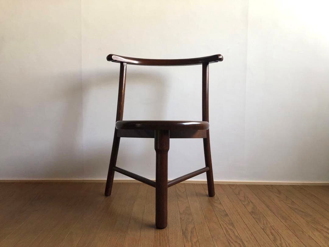 吉田璋也 三脚椅子 希少民芸家具 河井寛次郎 辰巳木工 柳宗悦 バーナードリーチ