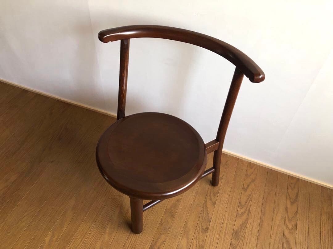 吉田璋也 三脚椅子 希少民芸家具 河井寛次郎 辰巳木工 柳宗悦 バーナードリーチ