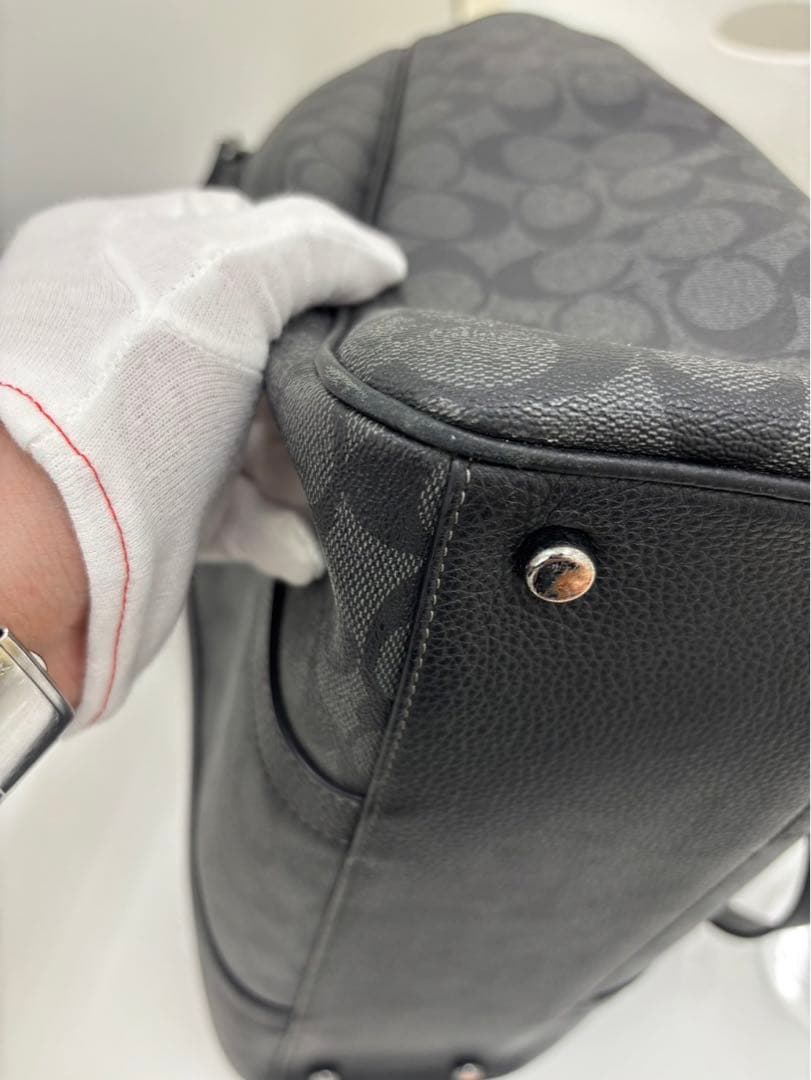 や*中様 Coach コーチ ハドソン ダブル ハンドル 定価約10万円