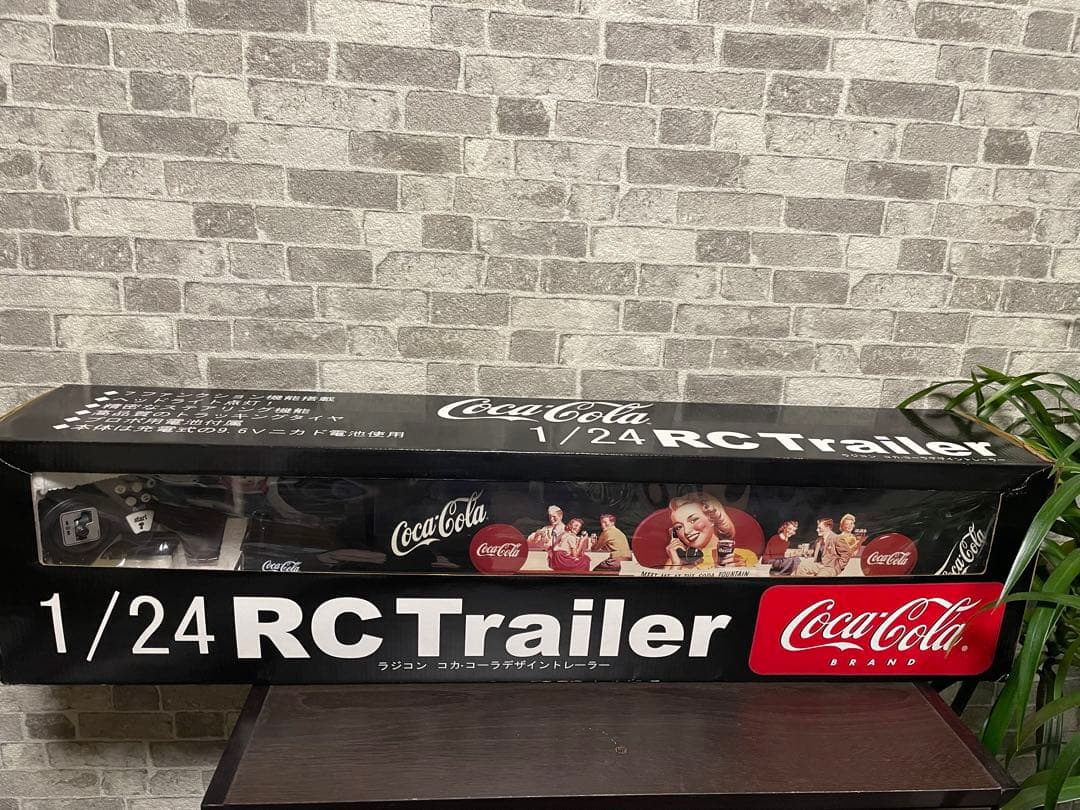 未使用　コカコーラ Mercedes-Benzデザイントレーラー　サイズ1/24