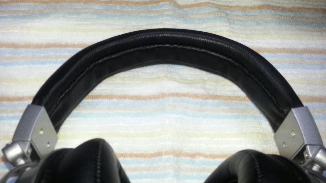 【専用】　交換用本革ヘッドバンド部品提供　FOSTEX　黒