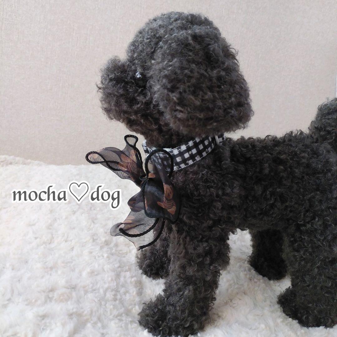 ＊mocha♡dog ＊ プードル(シルバー)☆ぬいぐるみわんこ teddy 犬
