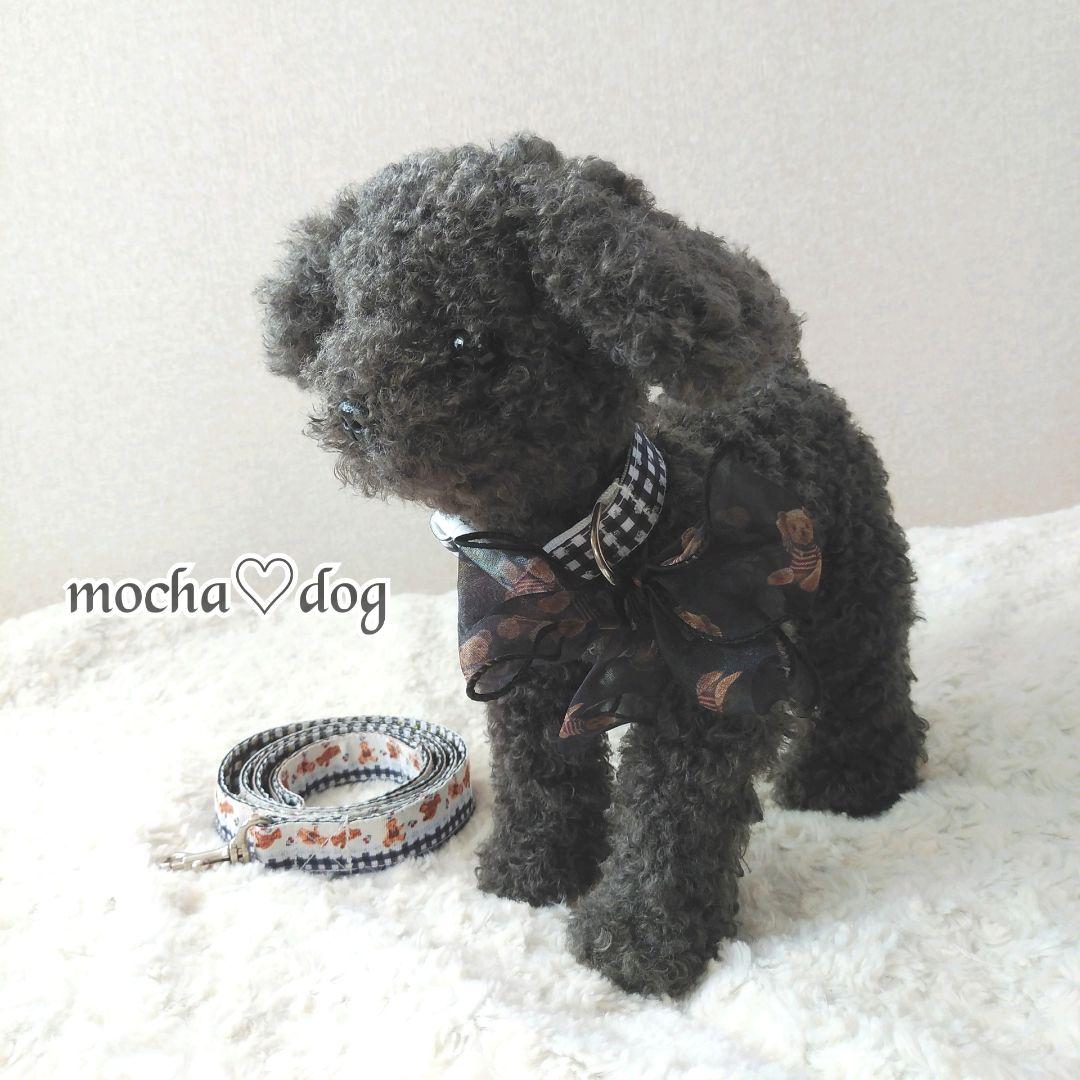 ＊mocha♡dog ＊ プードル(シルバー)☆ぬいぐるみわんこ teddy 犬