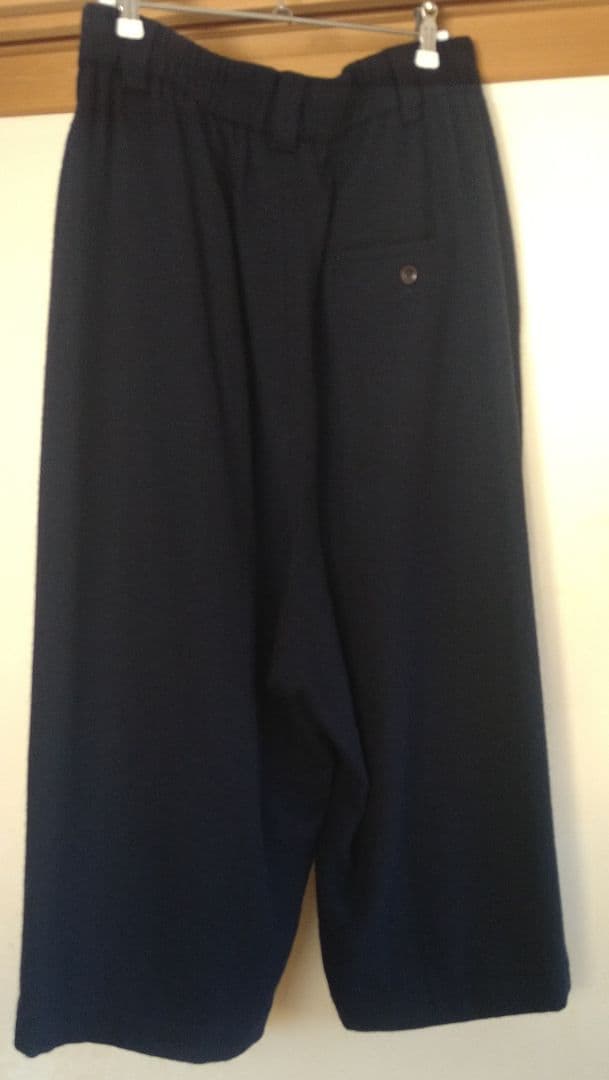 アトリエナルセ furano wool wide pants navy