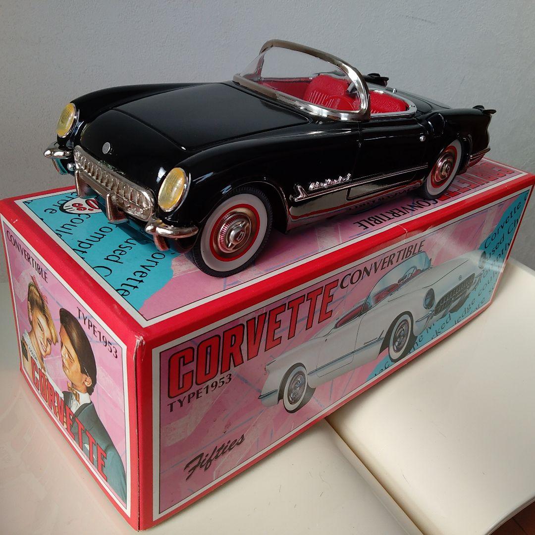 当時ブリキ50sコルベットコンバーチブル 1953年型箱入りロカビリー