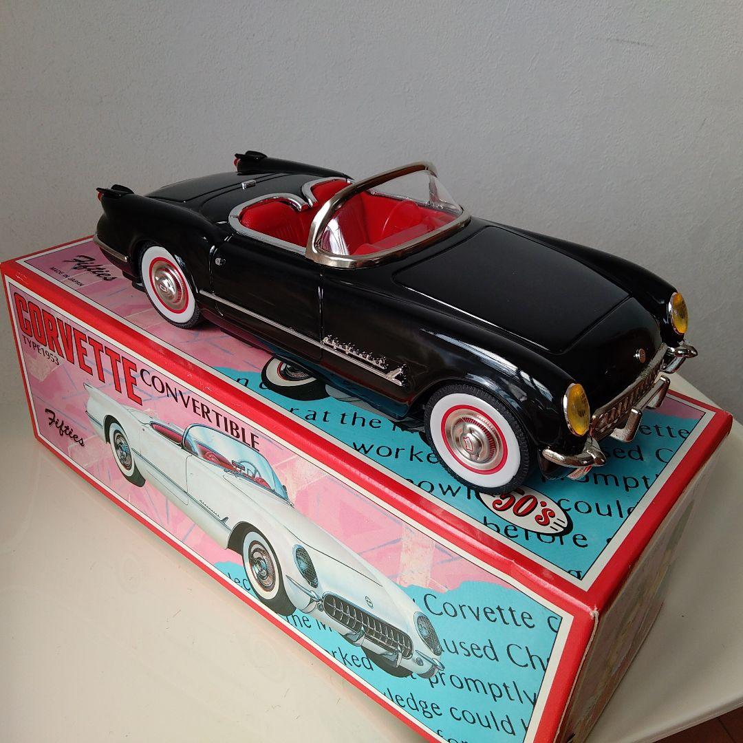 当時ブリキ50sコルベットコンバーチブル 1953年型箱入りロカビリー