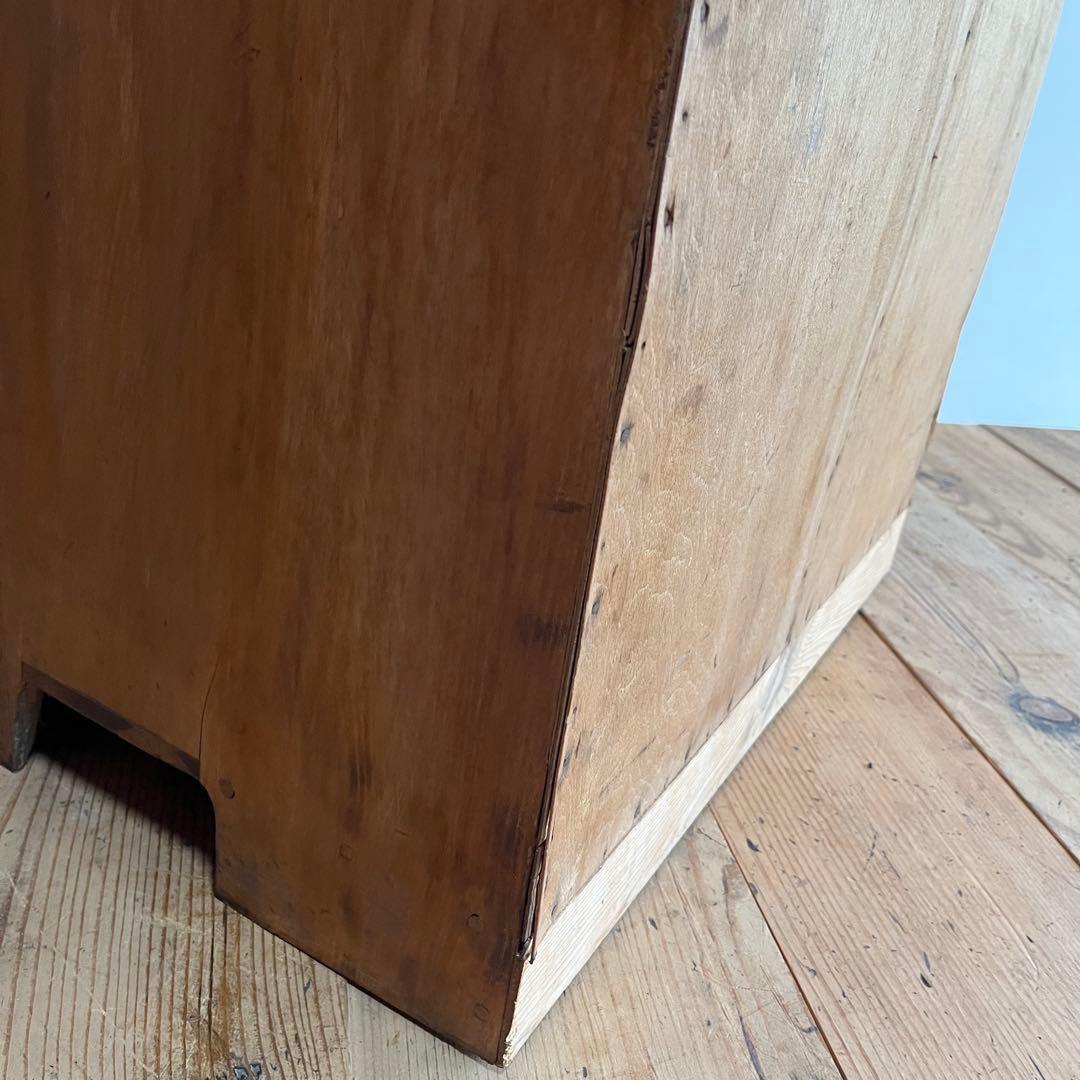 アンティーク ガラス キャビネット 書類棚 昭和レトロ z834