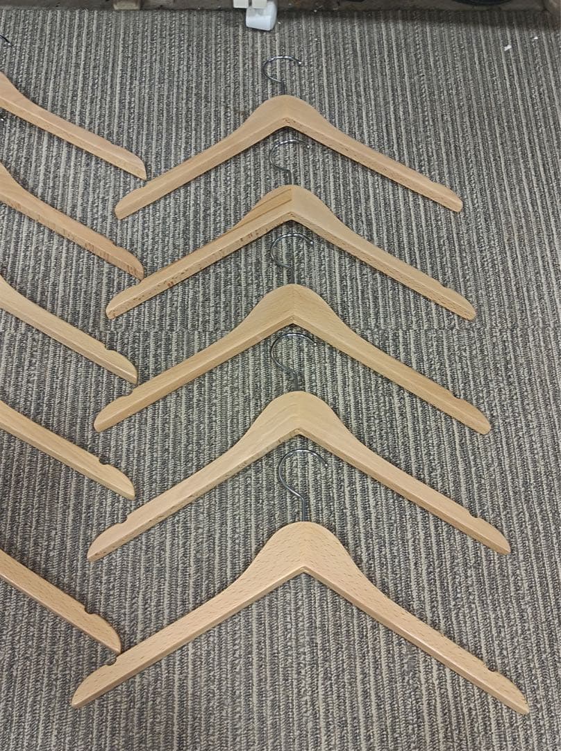 八6098【美品】Levis リーバイス 木製ハンガー10本セット