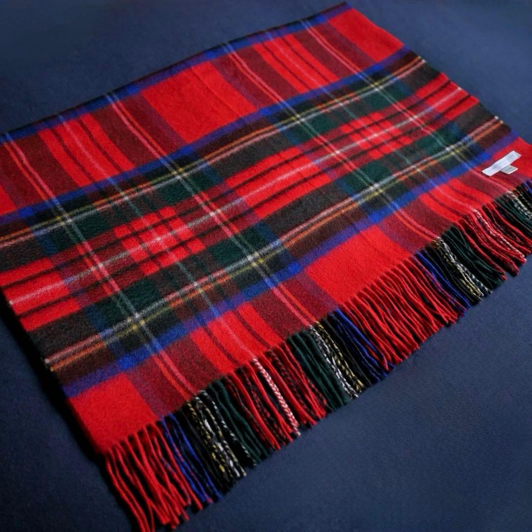 ジョンストンズ JOHNSTONS OF ELGIN 大判カシミヤ マフラー