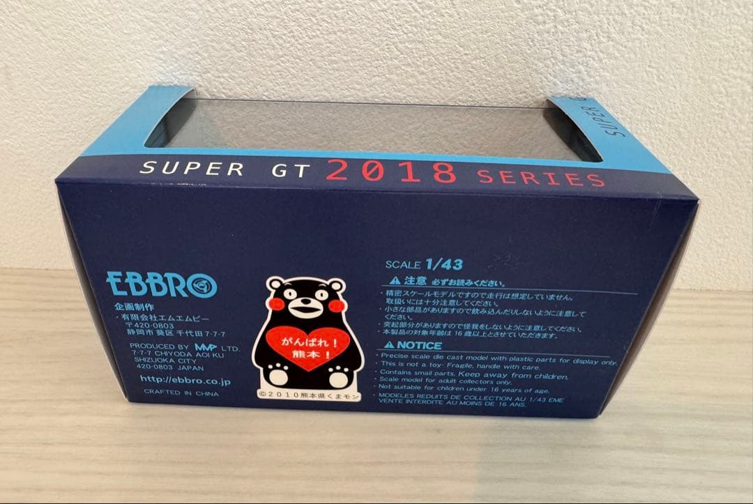 エブロ ワコーズ レクサス スーパーGT ミニカー　2017・2018