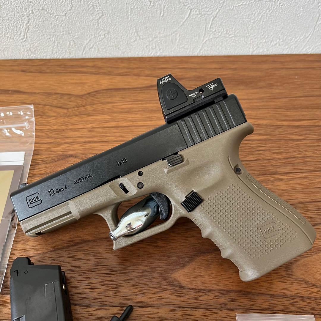 美品 グロック19 gen4 ガスガン RMRサイト付き 東京マルイ