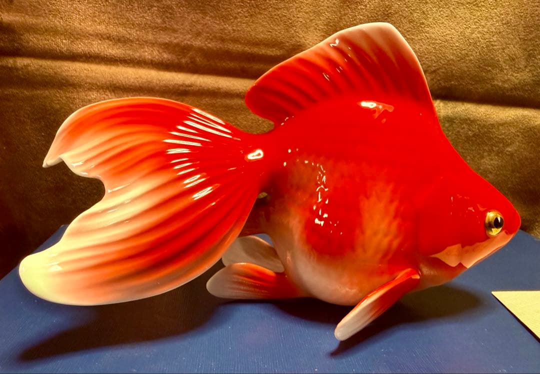 Noritake ノリタケ 金魚（大）置物 オールドノリタケ 極美品 外箱