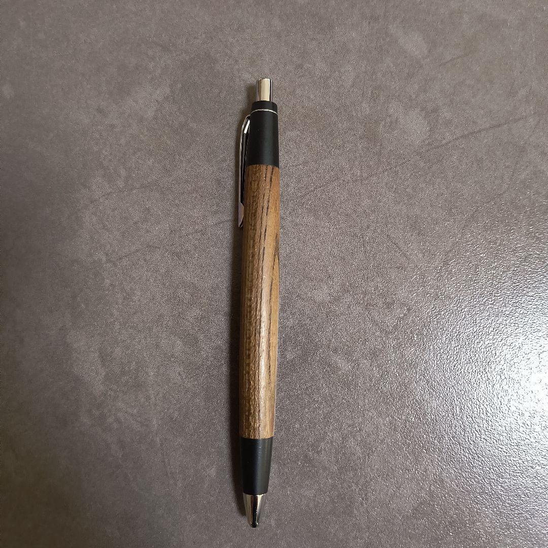 野原工芸　新型　シャーペン　神代欅　シルバー