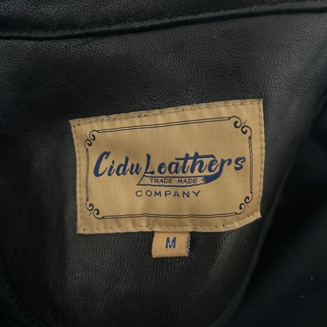 Cidu Leathers/TALONジップ/シングルライダー/本革レザー