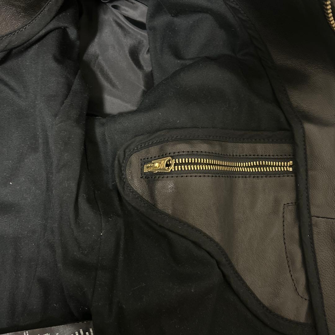 Cidu Leathers/TALONジップ/シングルライダー/本革レザー