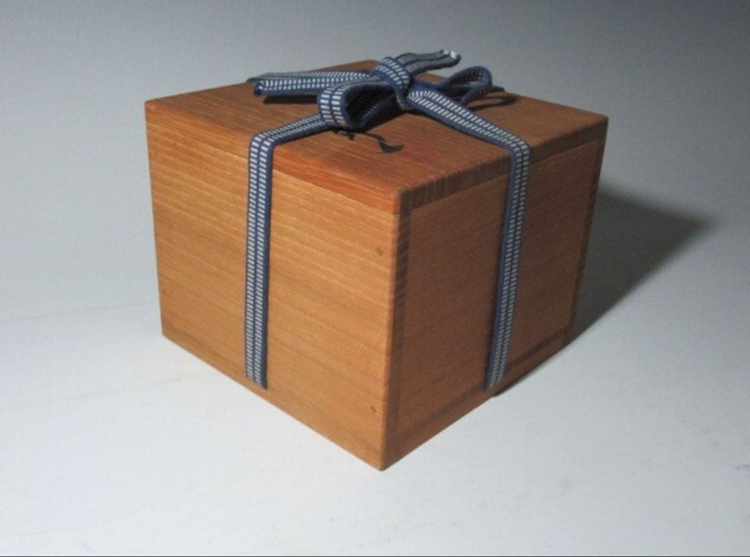 清水卯一 青磁貫入茶碗 美しく透明感のある名作！7130