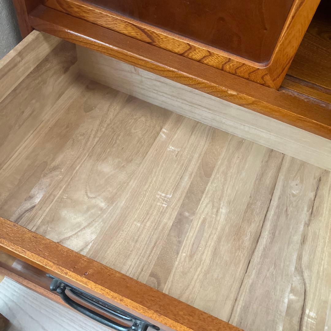 【最終値下】水屋箪笥 飾り棚 木製 和家具 茶棚 茶箪笥 アンティーク