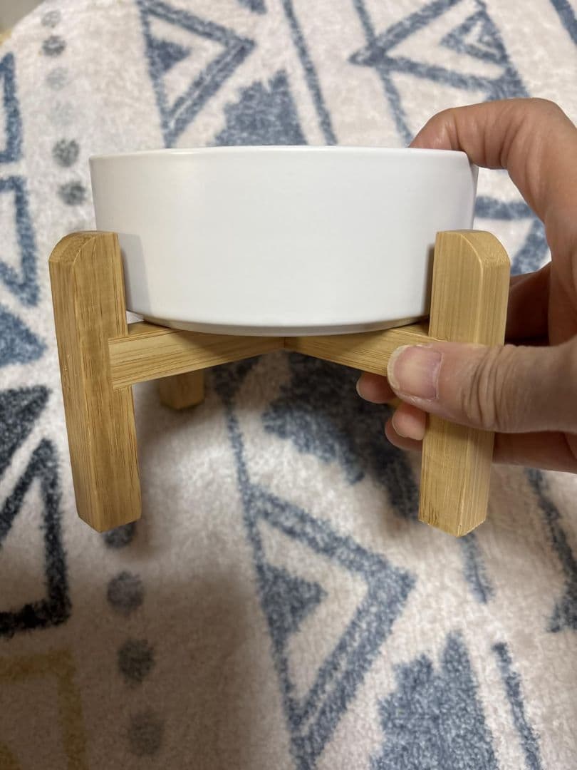 セラミック製犬用フードボウル