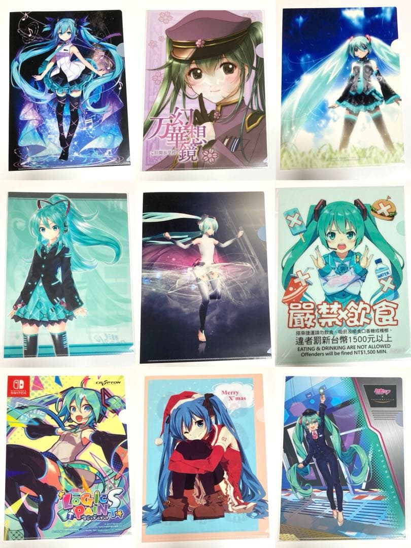 ボカロ 初音ミク クリアファイル チケットホルダー ボーカロイド