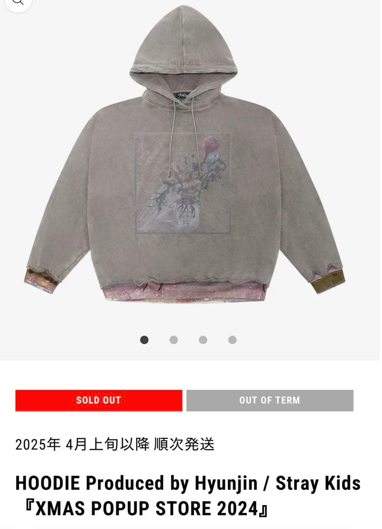 straykidsヒョンジンプロデュースフーディ　ジニレットミニボアキャップ付き