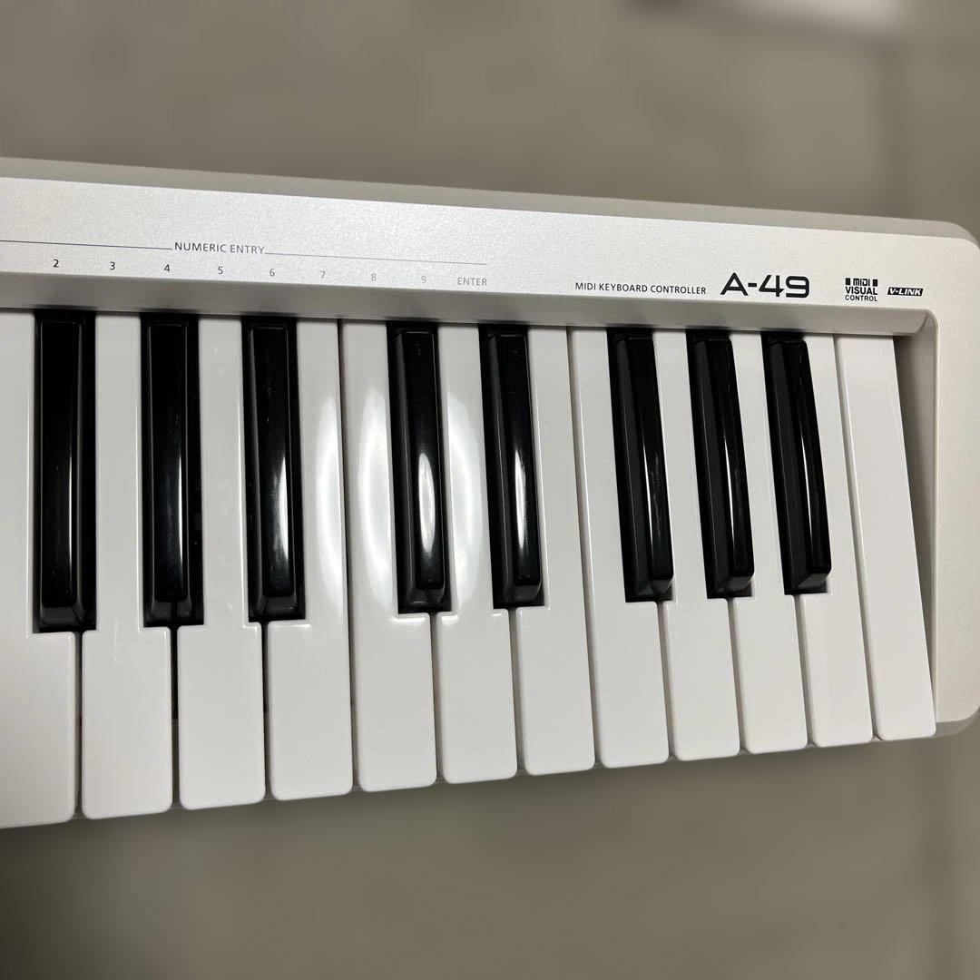 Roland A-49-WH （ホワイト） MIDIキーボード・コントーラー