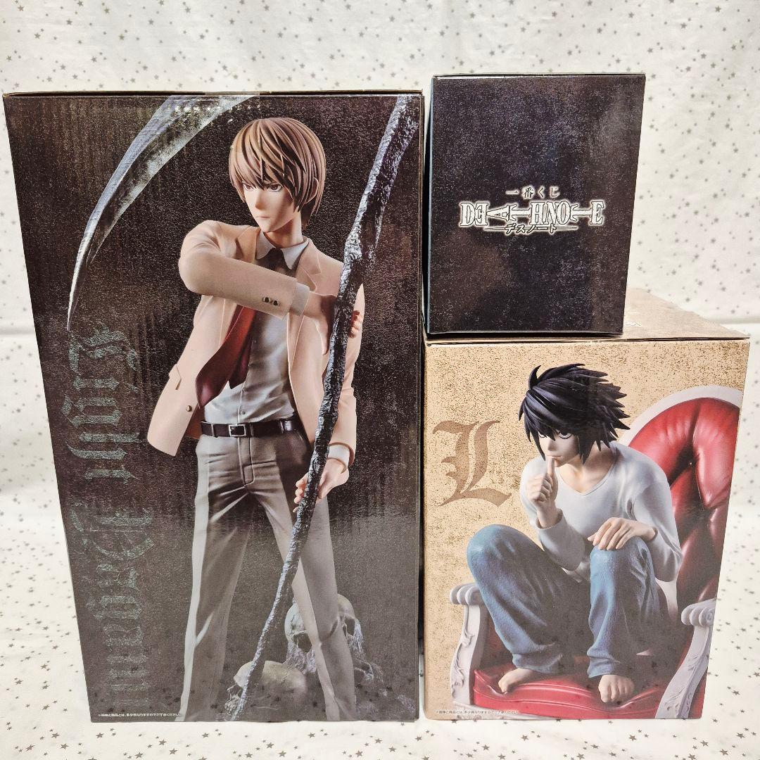 デスノート　一番くじ　夜神月　L　DMMくじ　弥海砂　ラスト　フィギュア