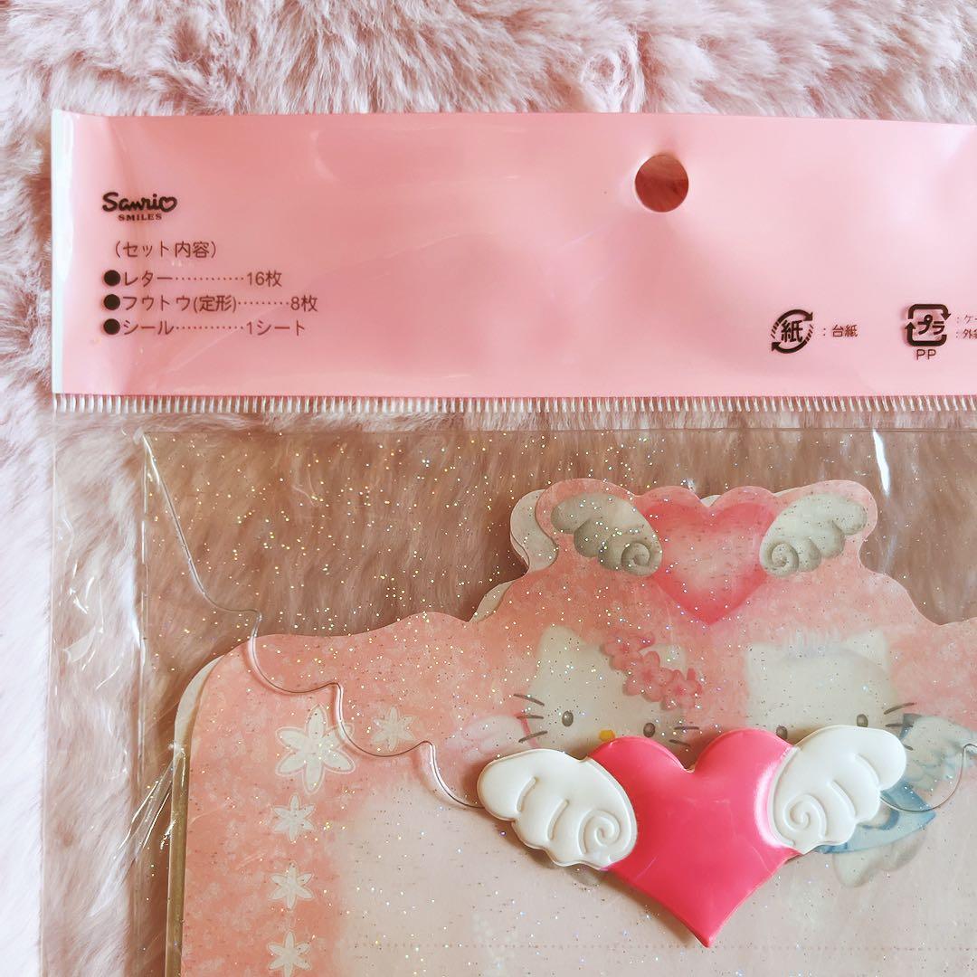 希少レア　ハローキティ　ダニエル　エンジェル　レターセット　メモ　2002