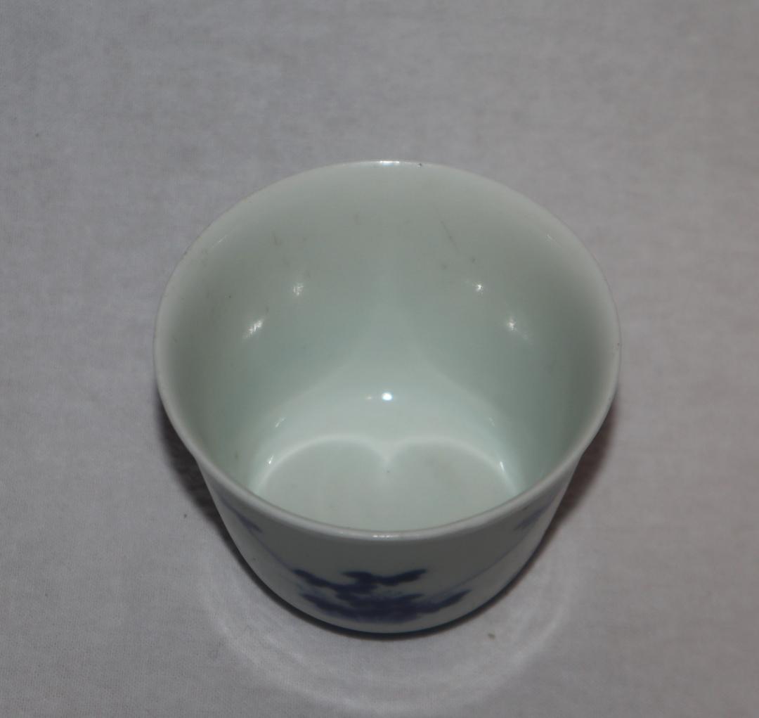 古伊万里高台付き蕎麦猪口