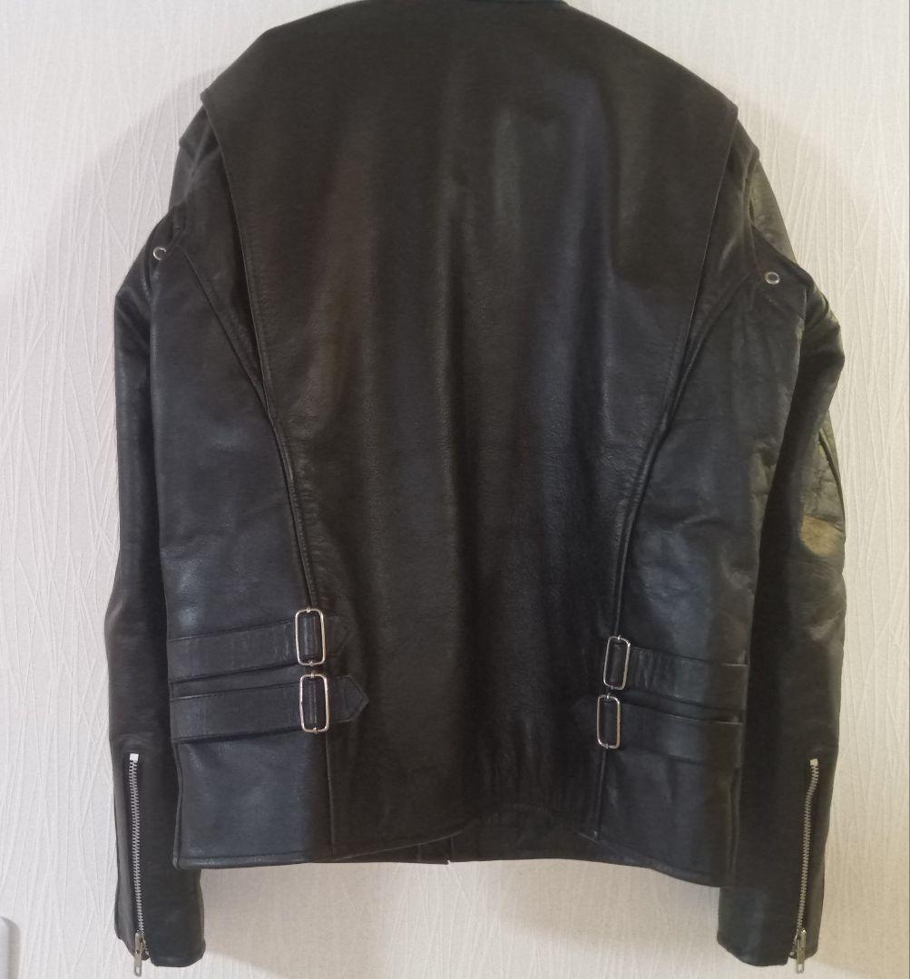 H*T様 大幅値下げ！新品！シングルライダースレザージャケット 　牛革　バンソン