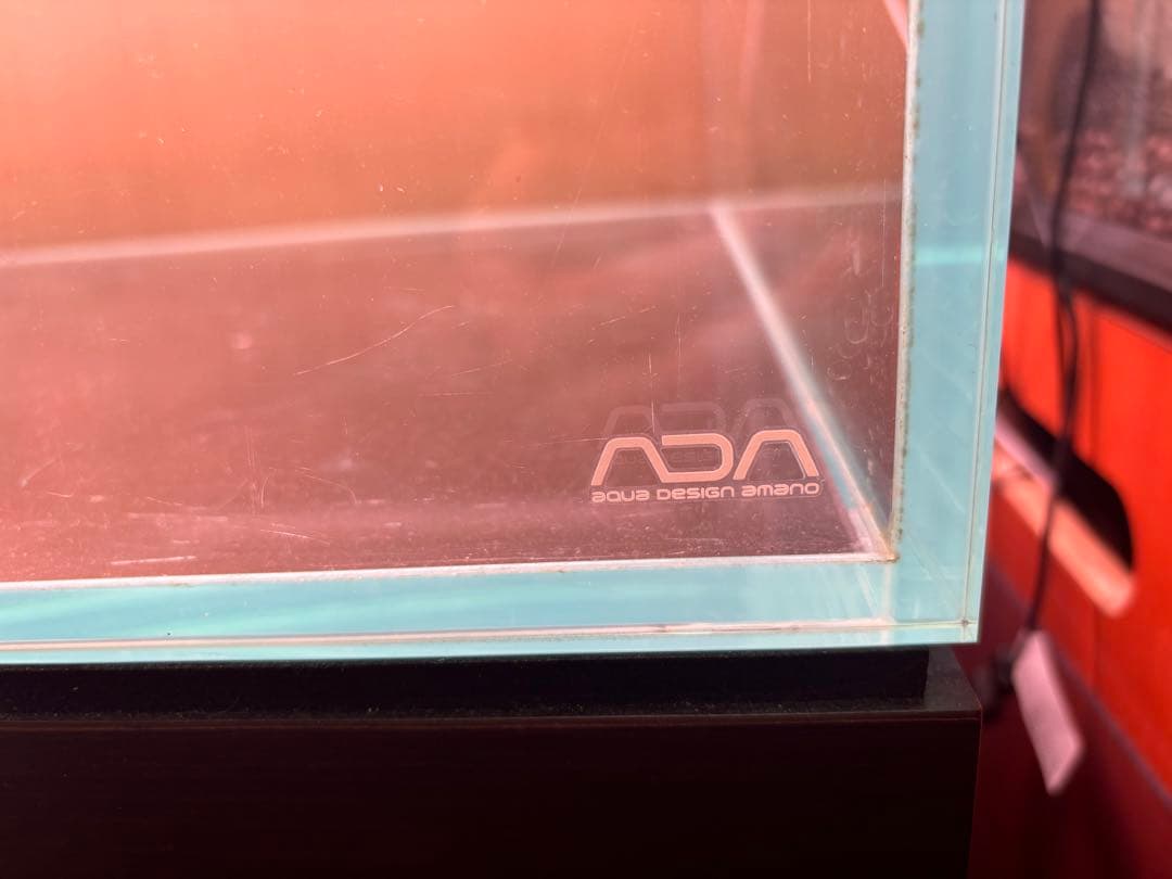 ADA キューブガーデン 水槽 90cm 盆栽流木 輝板石 龍王石 温度計 溶岩