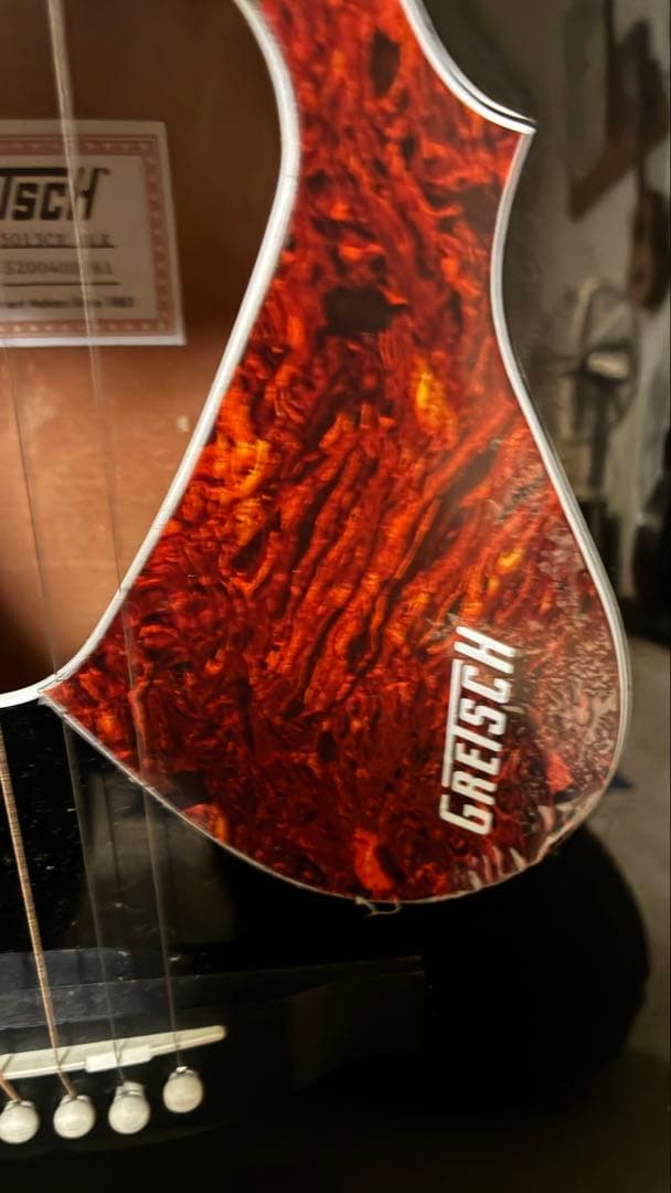 Gretsch ブラックアコースティックギター