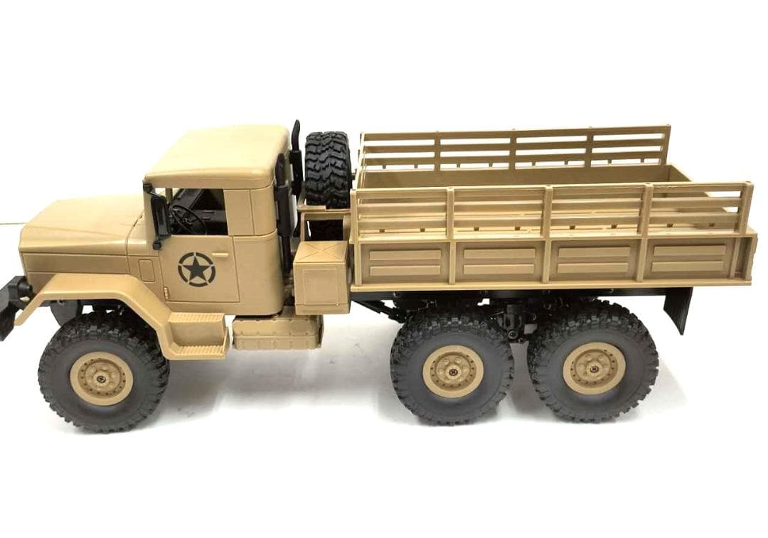 1/16ミリタリートラックラジコン　6輪駆動クローラー　WPL　B-16黄色