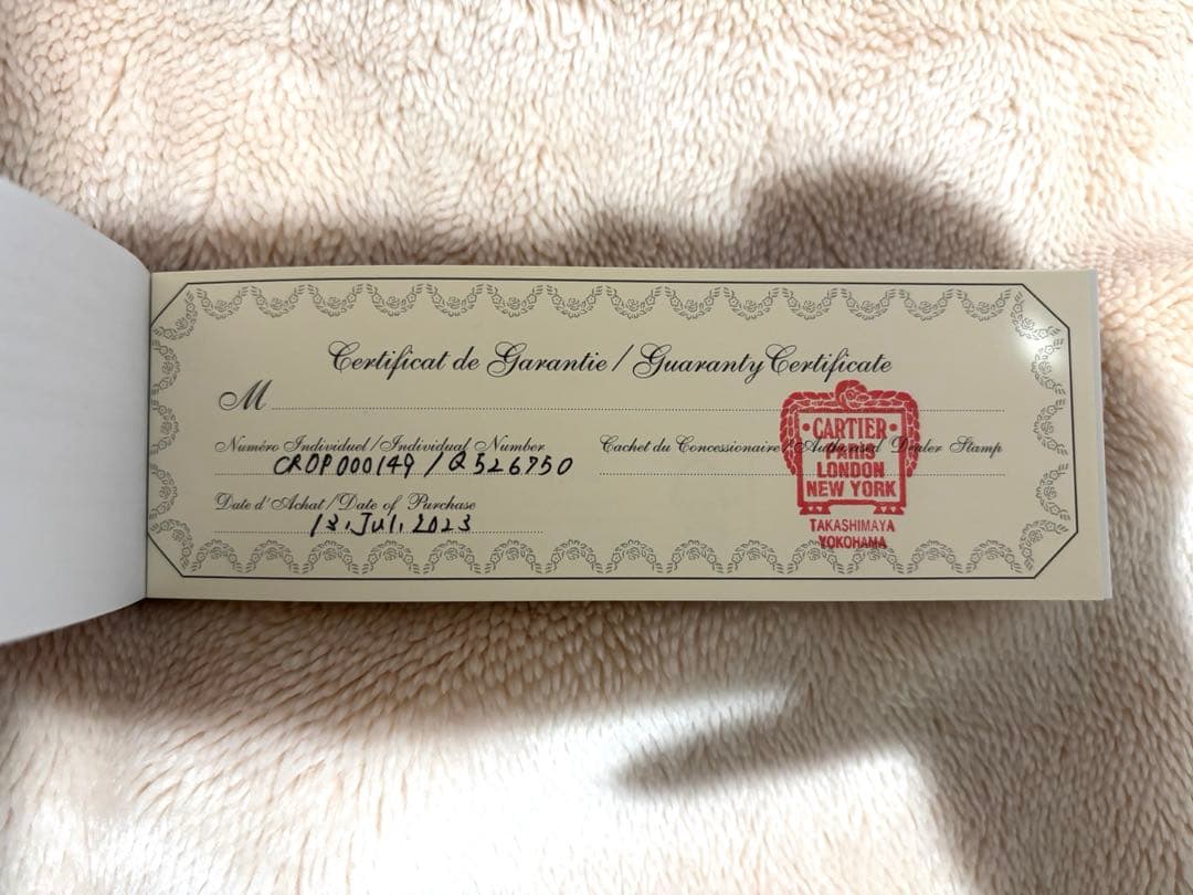 Cartier ホワイトボールペン 専用ケース付き