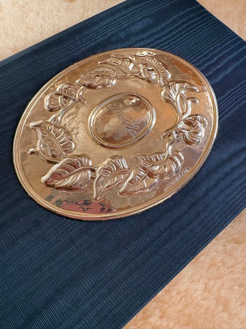 銀プレートのアドレス帳　イタリア　老舗Casa dell’Argento社製