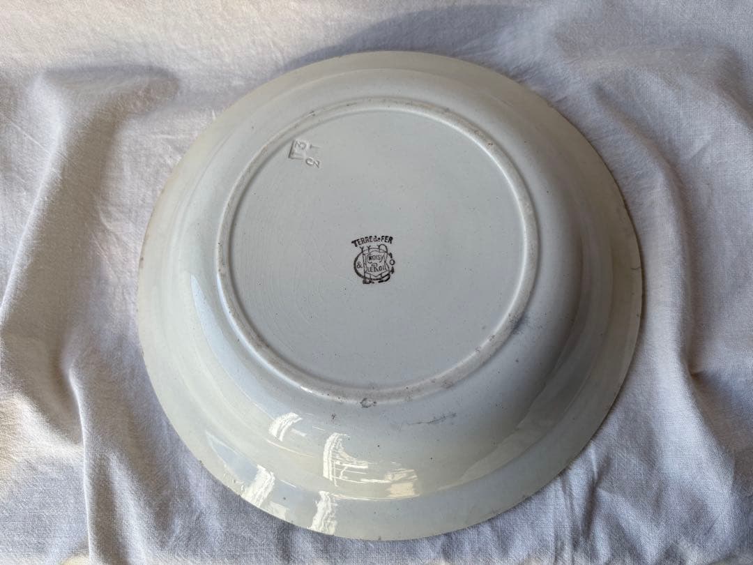 フランスアンティーク　ムーラン・デ・ルー窯　ボウル