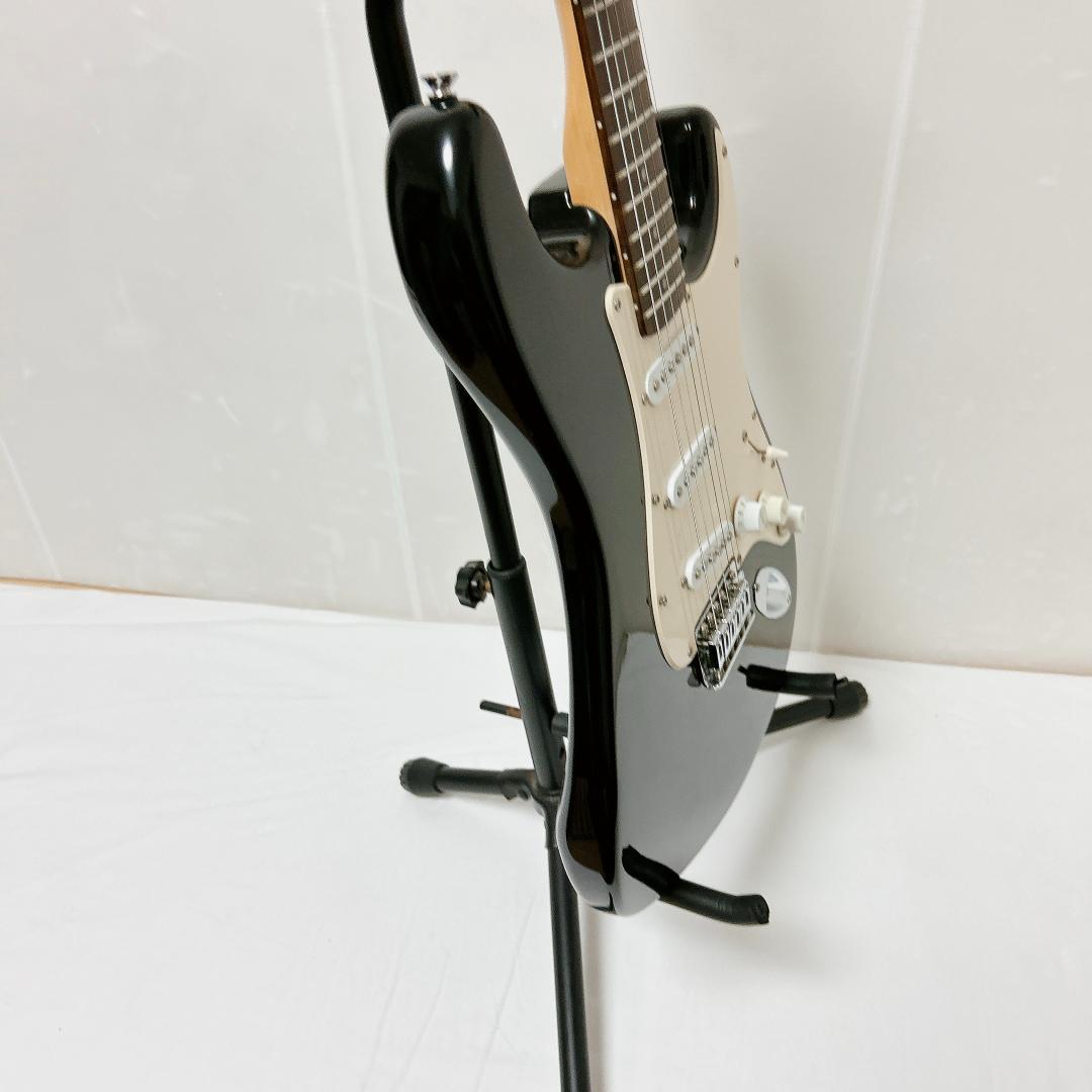 美品 Squier スクワイヤー ストラトキャスター バレット ブラック 黒