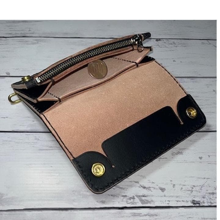 I'm baller ④ミドルトラッカーウォレット/ホック真鍮小判カン真鍮
