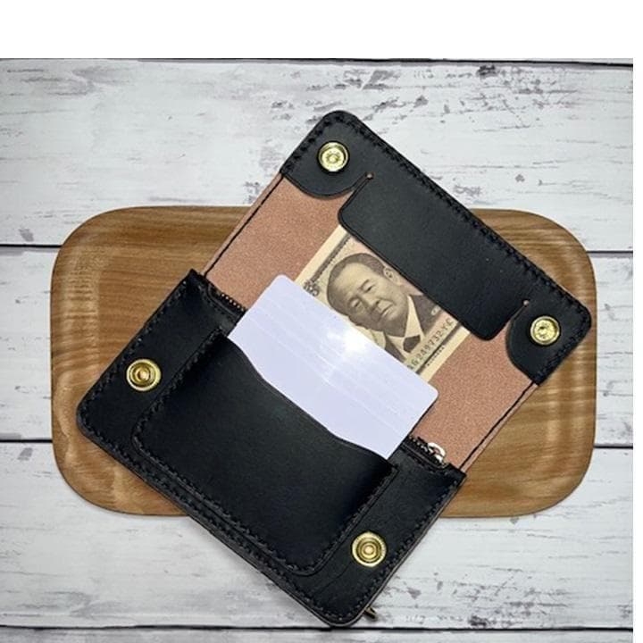 I'm baller ④ミドルトラッカーウォレット/ホック真鍮小判カン真鍮