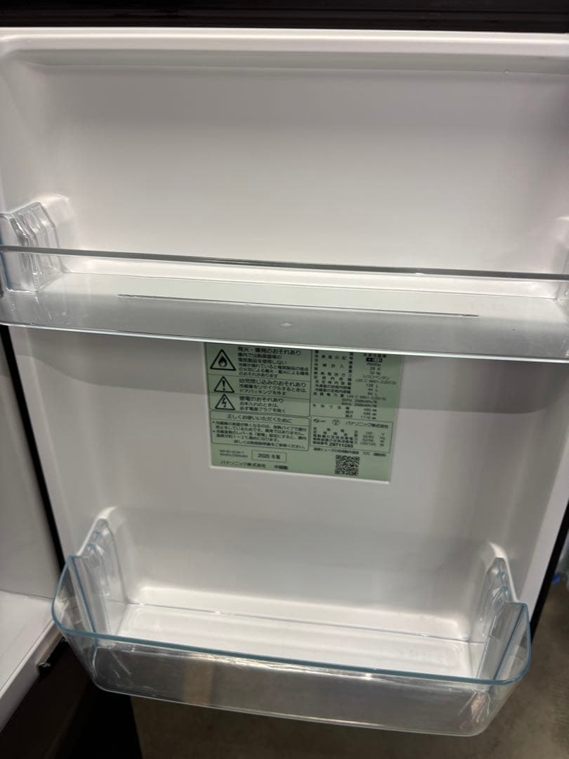 2020年製138L Panasonic 2ドア冷蔵庫 NR-B14CW-T T