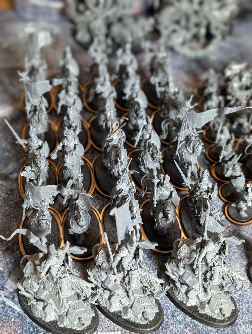 warhammer AoS シグマーの城塞都市 組み立て済未塗装人間セット