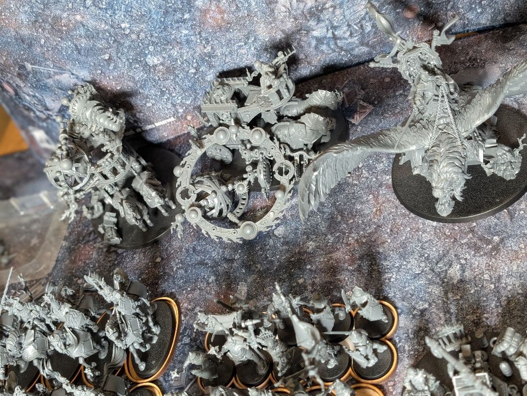 warhammer AoS シグマーの城塞都市 組み立て済未塗装人間セット