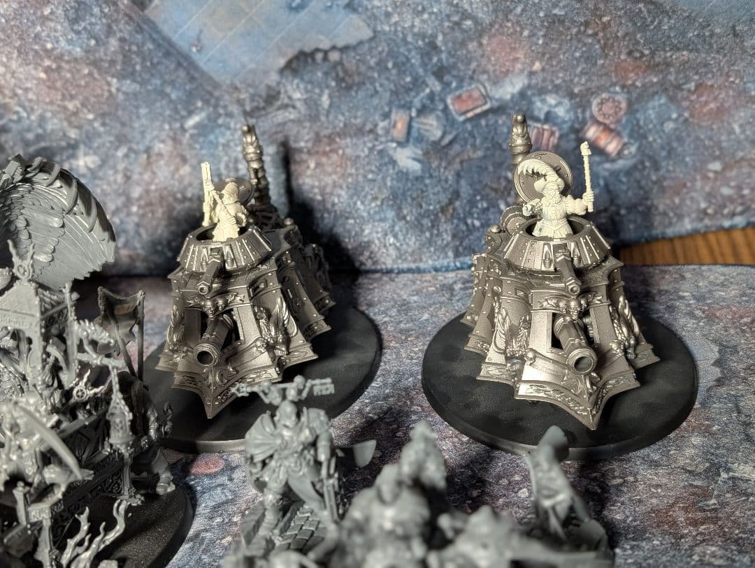 warhammer AoS シグマーの城塞都市 組み立て済未塗装人間セット