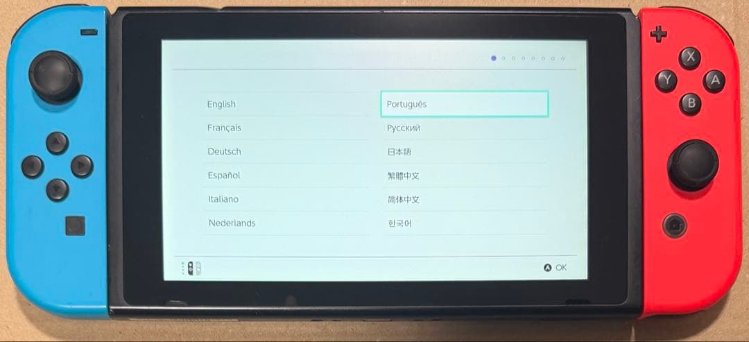 も*り様 Nintendo Switch 本体 青/赤 Joy-Con 付属品
