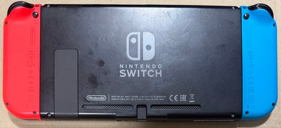 も*り様 Nintendo Switch 本体 青/赤 Joy-Con 付属品